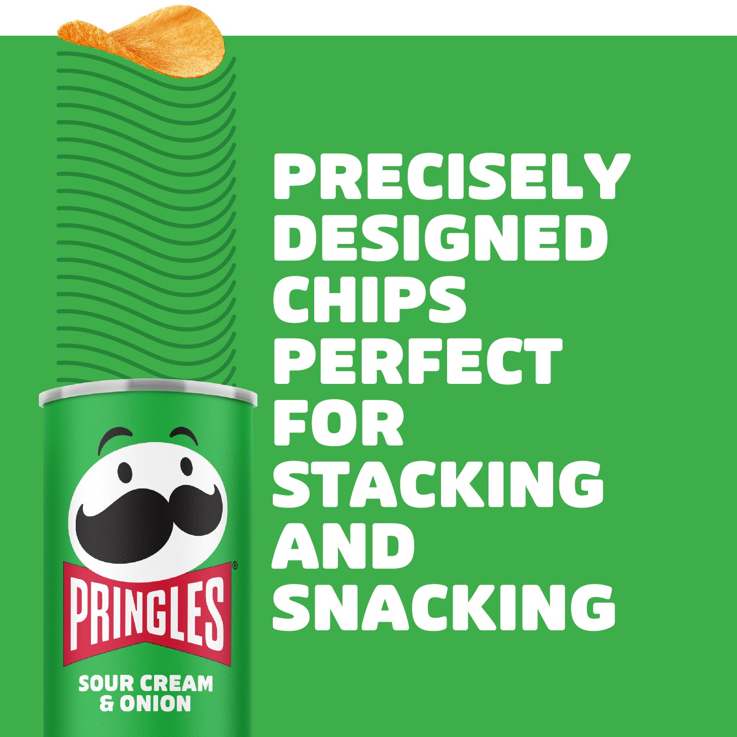Pringles Sour Cream & Onion Stapelchips