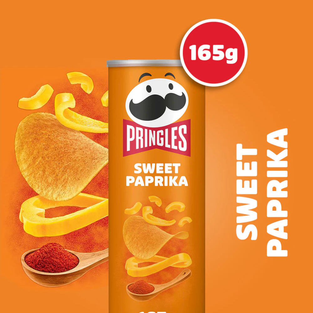 Pringles Sweet Paprika 165 g TASTE