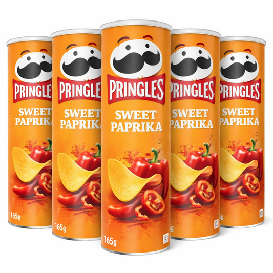 Pringles Sweet Paprika 5 x 165 g