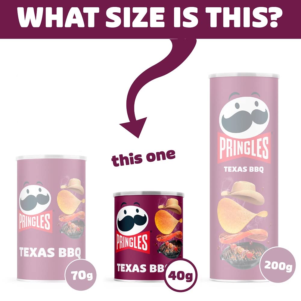 Pringles Texas BBQ Sauce - Größenübersicht