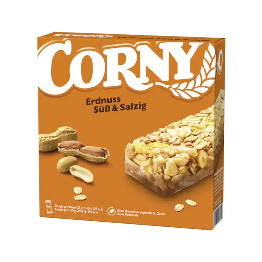 Corny Erdnuss Süß & salzig 6x25g MHD: 02.2025