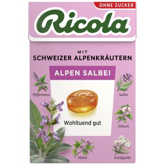 Ricola Alpen Salbei ohne Zucker 10 x 50g