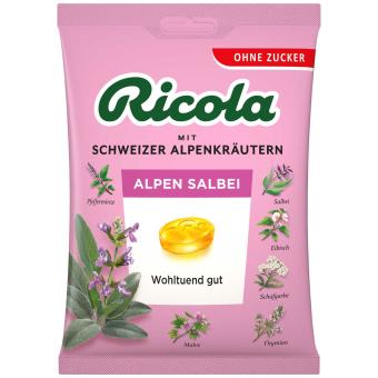 Ricola Alpen Salbei ohne Zucker 75 MHD: 30.06.25