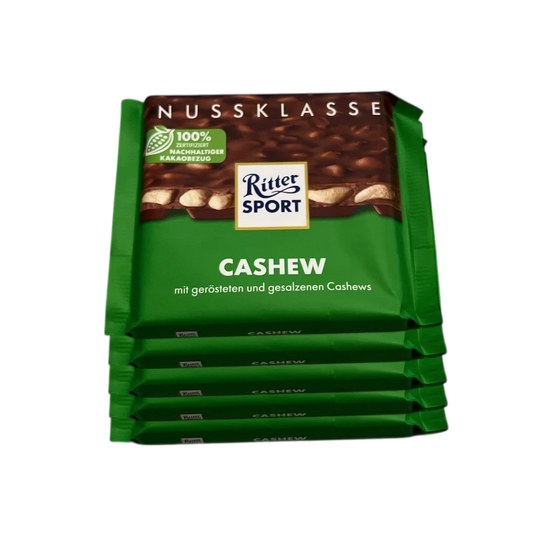 Ritter Sport Nuss-Klasse Cashew 5 x 100g