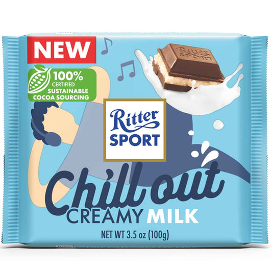 Ritter Sport Chill Out Creamy Milk 100g MHD: 12.2024