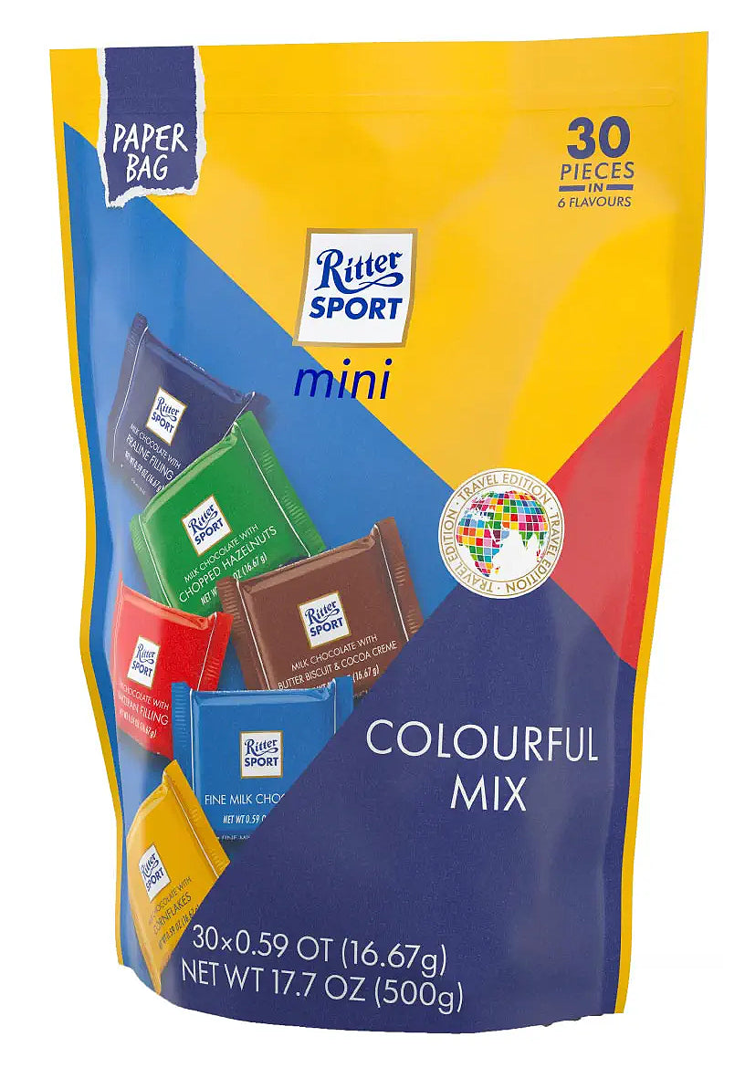 Ritter Sport Mini - Colourful Mix im Paper Bag