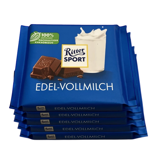 Ritter Sport Edel-Vollmilch 5 x 100g