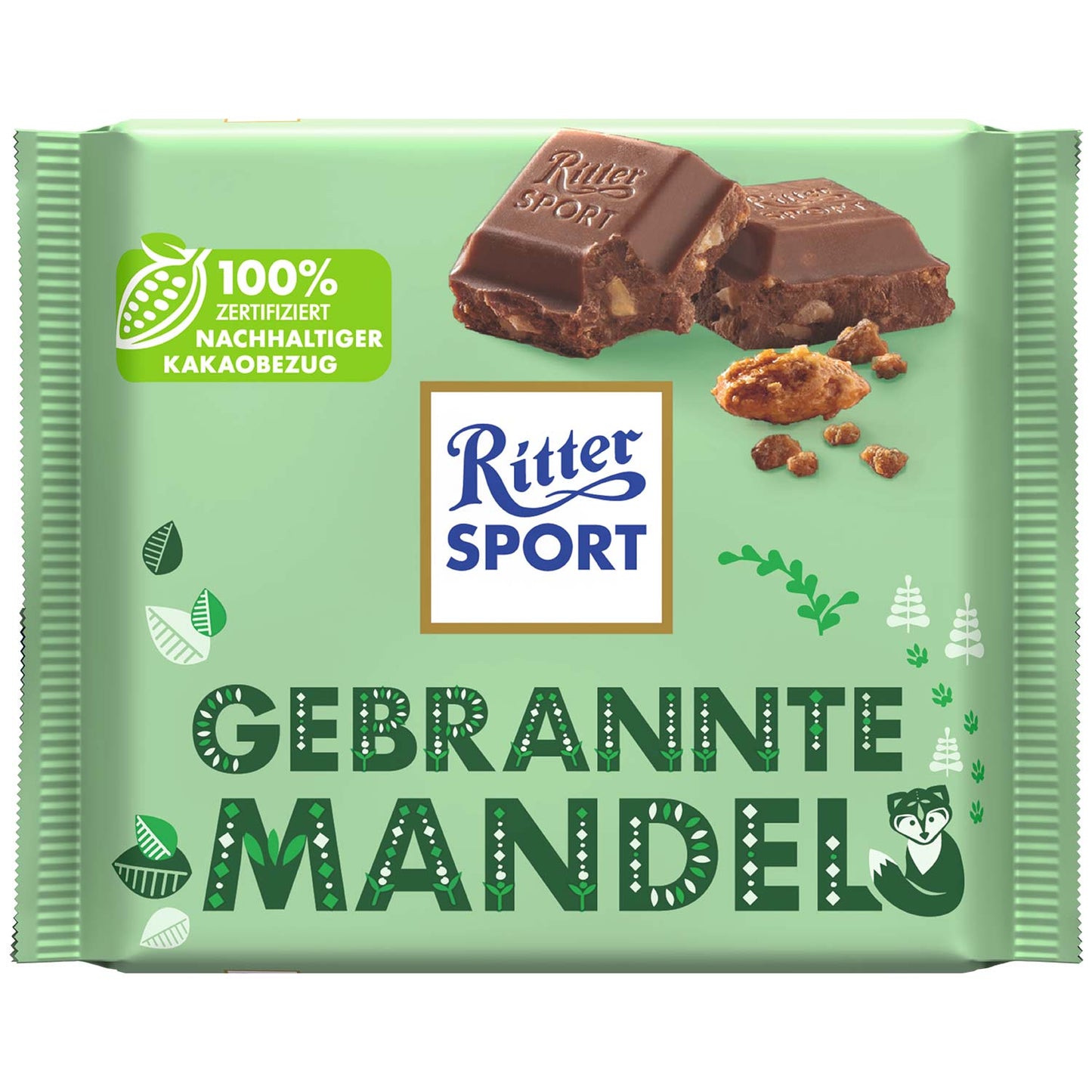 Ritter Sport Gebrannte Mandel 100g MHD: 13.09.24