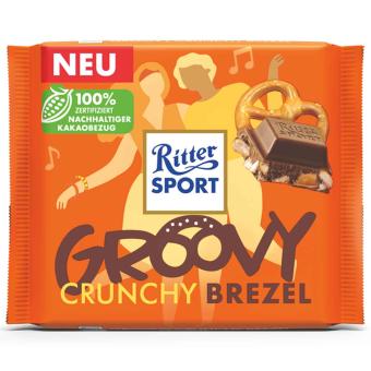 Ritter Sport Groovy Crunchy Brezel 100g MHD: 15.11.2024