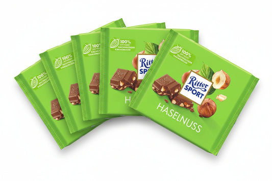 Ritter Sport Haselnuss 5 x 100g