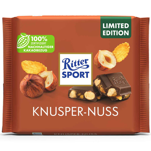 Ritter Sport Knusper-Nuss 100g MHD: 02.2025