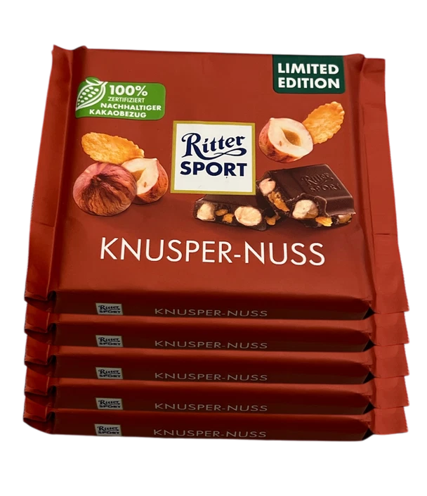 Ritter Sport Knusper-Nuss 5 x 100g