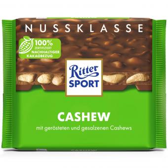 Ritter Sport Nuss-Klasse Cashew 100g MHD: 05.08.24