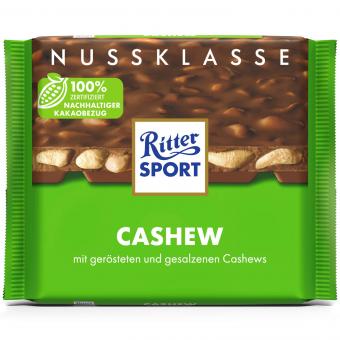 Ritter Sport Nuss-Klasse Cashew 100g MHD: 21.12.24 - Lecker24