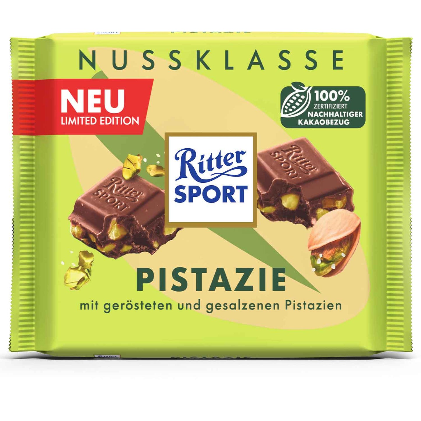 Ritter Sport Nussklasse Pistazie 100g Schokolade