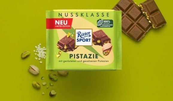 Ritter Sport Nussklasse Pistazie 100g MHD:09.07.2026