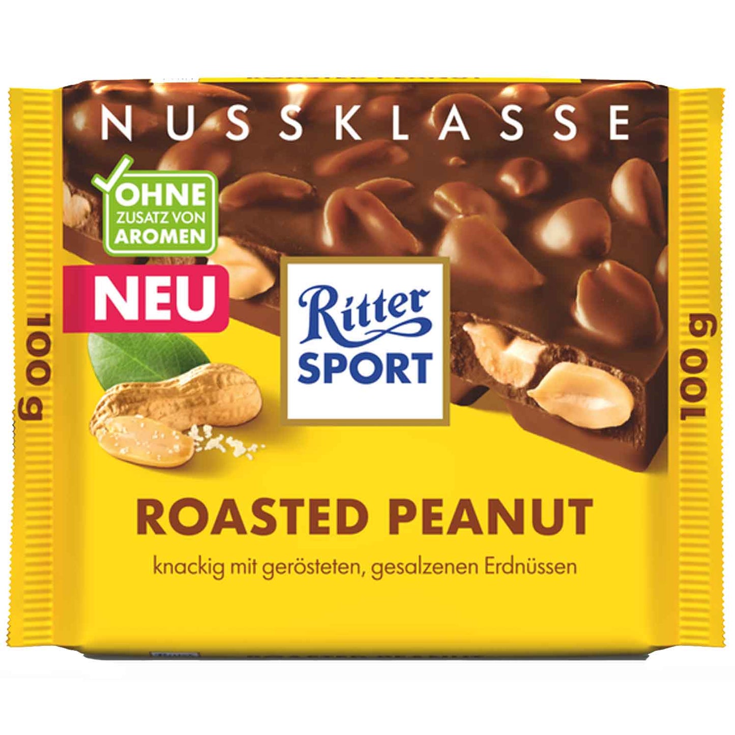 Ritter Sport Nussklasse Roasted Peanut 100g MHD:30.05.2026