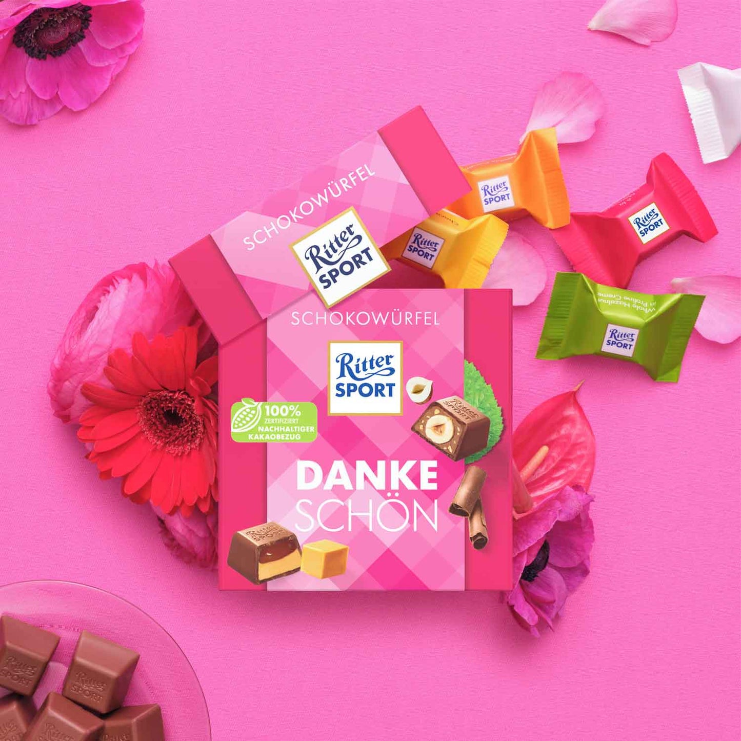 Ritter Sport Schokowürfel Dankeschön 22er MHD: 19.01.2026