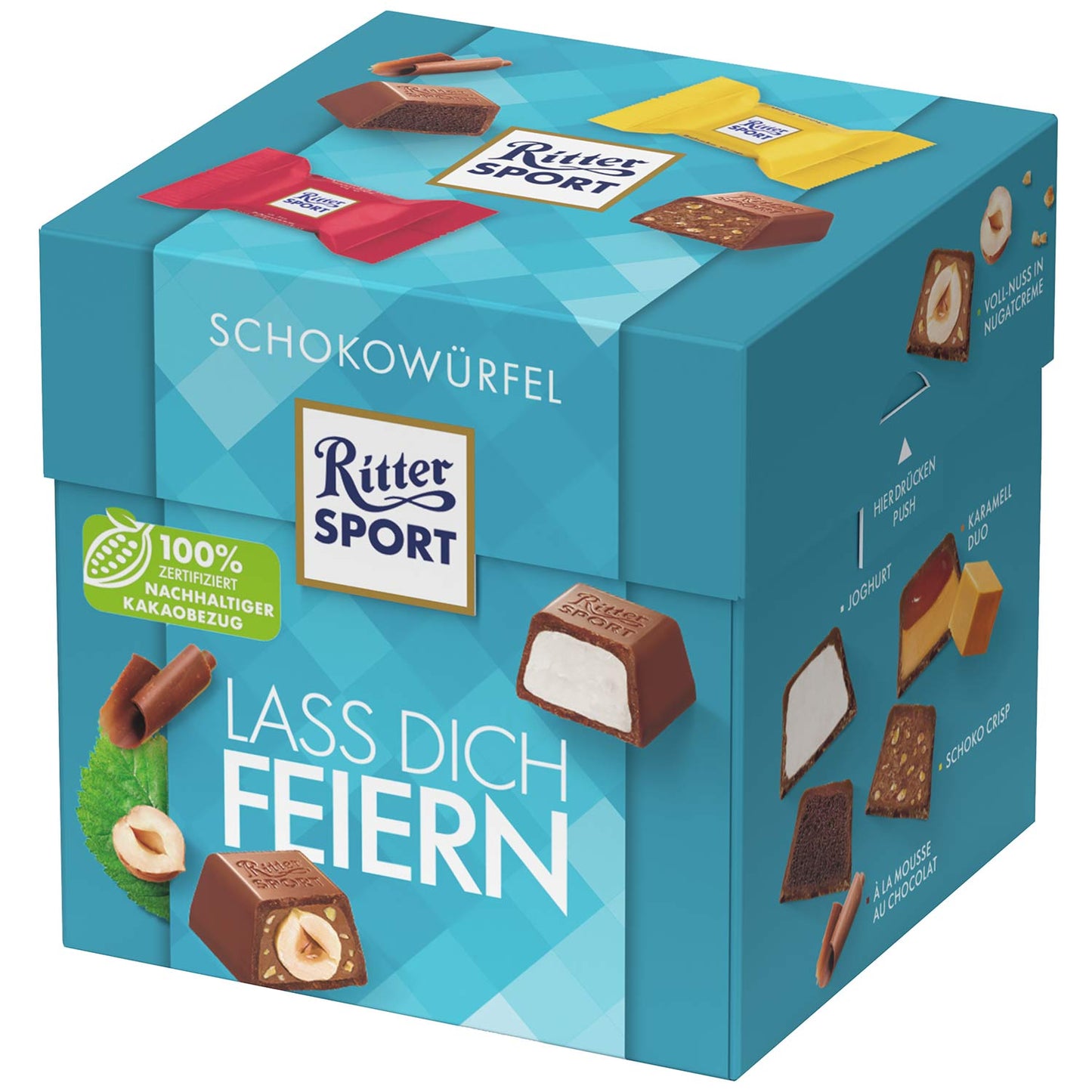 Ritter Sport Schokowürfel Lass Dich Feiern 22er MHD: 28.01.2026