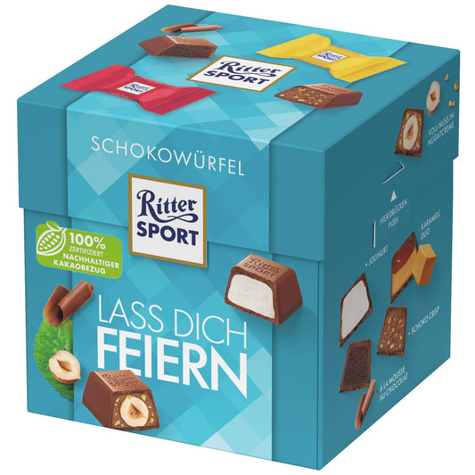 Ritter Sport Schokowürfel Lass Dich Feiern 22er MHD: 28.01.2026