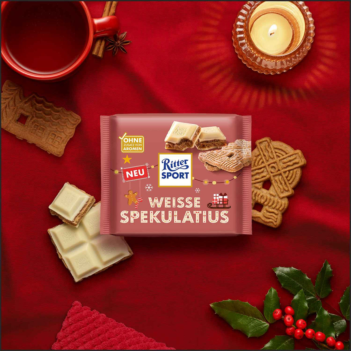Ritter Sport Weiße Spekulatius 100g 