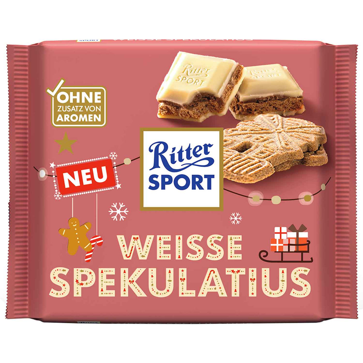 Ritter Sport Weiße Spekulatius 100g 