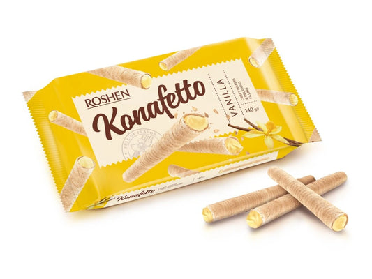 Roshen Konafetto vanilla 140 g MHD:13.03.2026