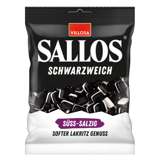 Sallos Schwarzweich Süß Salzig 200g