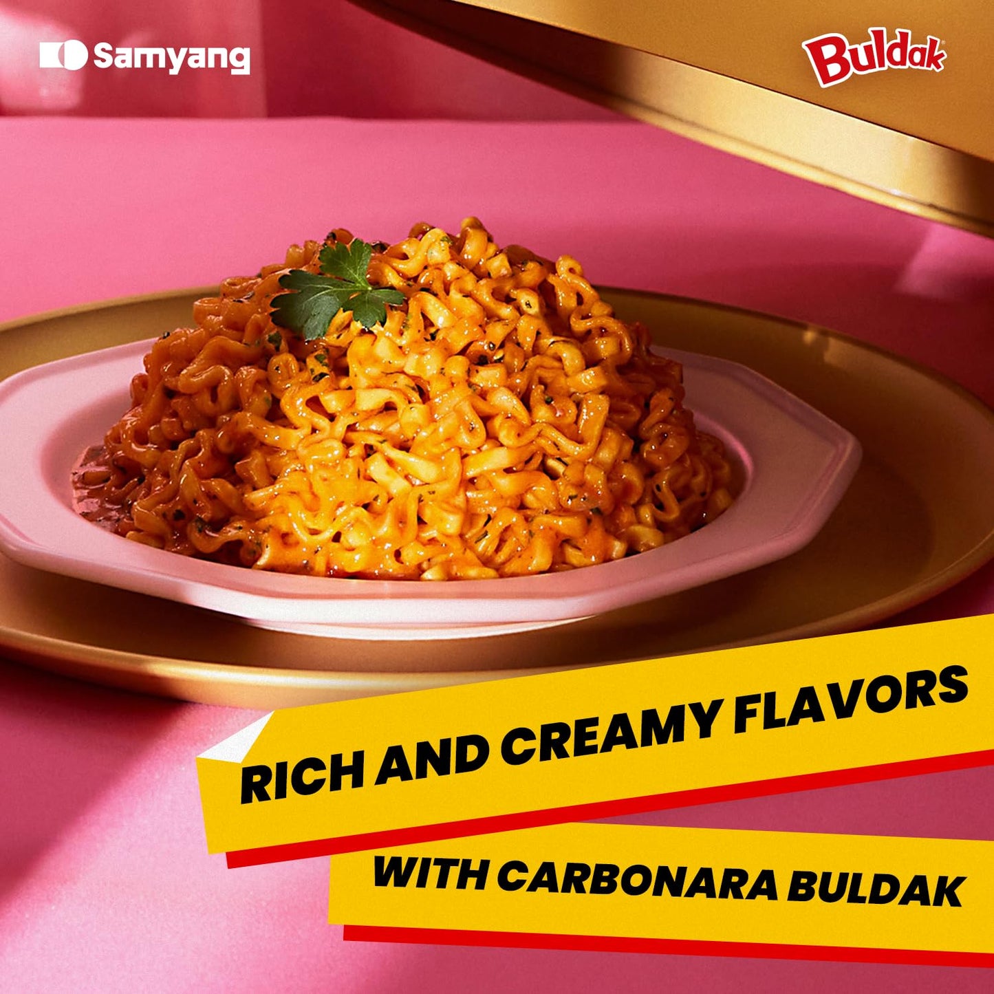 Ramen au poulet chaud SAMYANG Buldak Carbonara