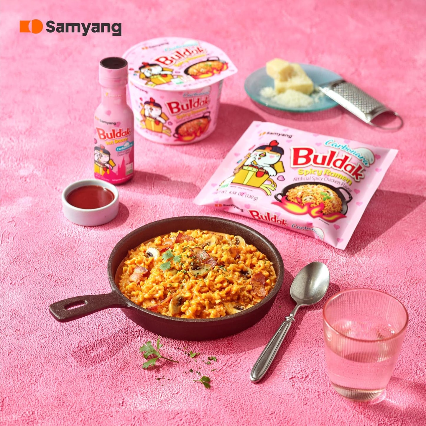 Ramen au poulet chaud SAMYANG Buldak Carbonara