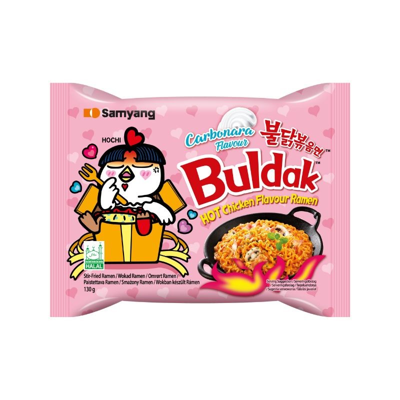 SAMYANG Buldak Carbonara Poulet Chaud Ramen 130g