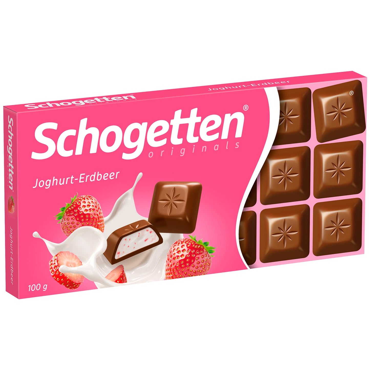 Schogetten Joghurt-Erdbeer - 100g MHD: 31.10.2025 - Lecker24