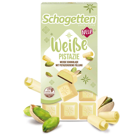 Schogetten Weiße Pistazie 100g MHD:30.09.2025