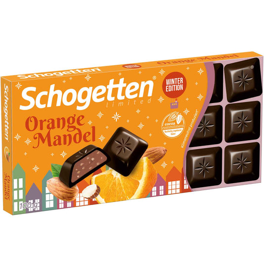 Schogetten Orange Mandel 100g MHD: 30.09.2024
