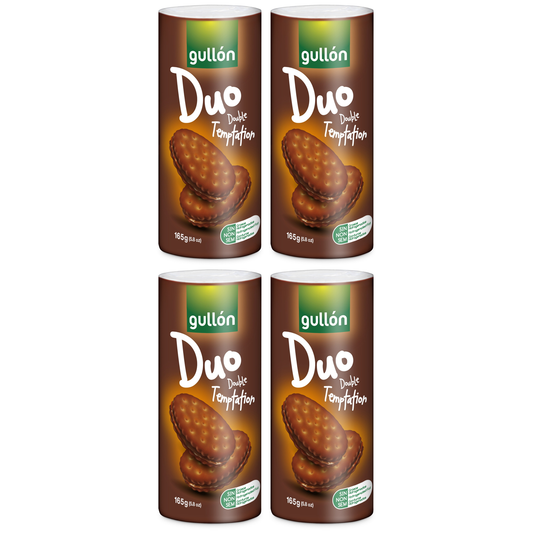 Gullon Duo Double Chocolate 4x165g