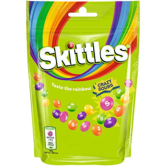 Skittles Crazy Sours 136g MHD:09.04.2026