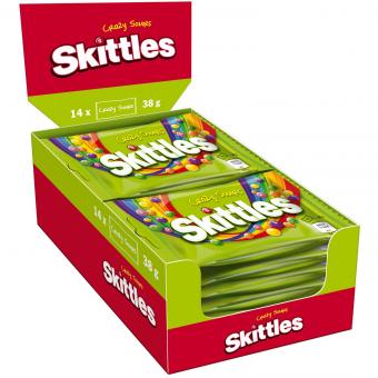 Skittles Crazy Sours 14x38g MHD: 11.07.2025