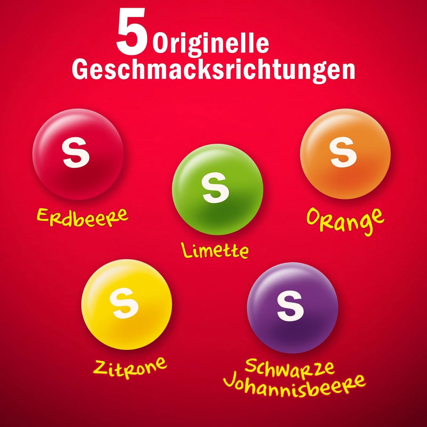 Skittles Fruits kauwsnoepjes in 5 smaken