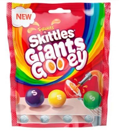 Skittles Giants Gooey 125 Gramm MHD:26.06.2026