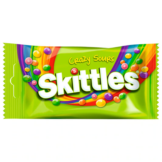 Skittles Kaubonbons Crazy Sours 38g MHD: 27.11.2025