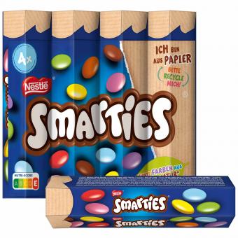 Smarties - Vorteilspack - 4 x 34g MHD:30.11.2025 - Lecker24