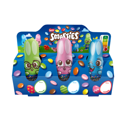 Smarties Mini Pâques Bunnies 56.1g (3x18,7g) DDM: 09.2025