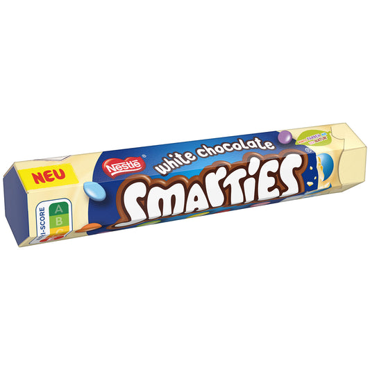 Smarties White Chocolate 120g MHD: 30.04.2025