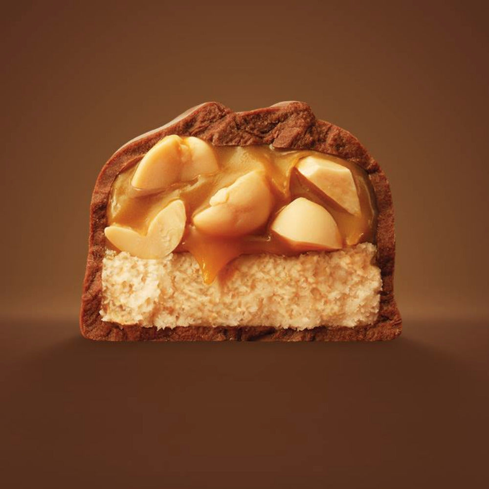 Snickers Riegel im Anschnitt