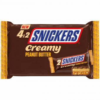 Snickers Creamy Peanut Butter 4x36,5g MHD: 22.12.2024