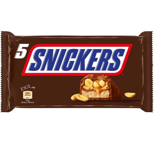 Snickers 5x50g MHD: 13.04.2025
