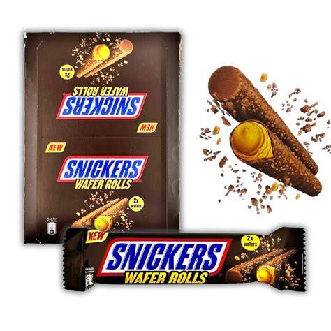 Snickers Wafer Rolls 12x24g