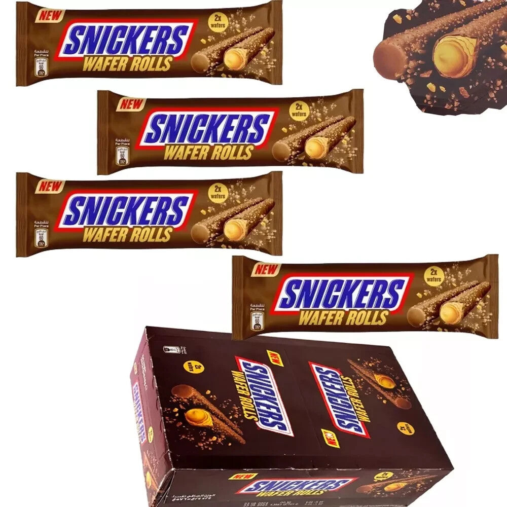 Snickers Wafer Rolls 12x24g