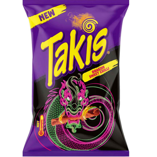 Takis Dragon Sweet Chilli 100g MHD: 22.10.2024