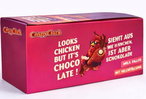 CrispyCluck Chicken Wings Schokolade - Strawberry 18x48g